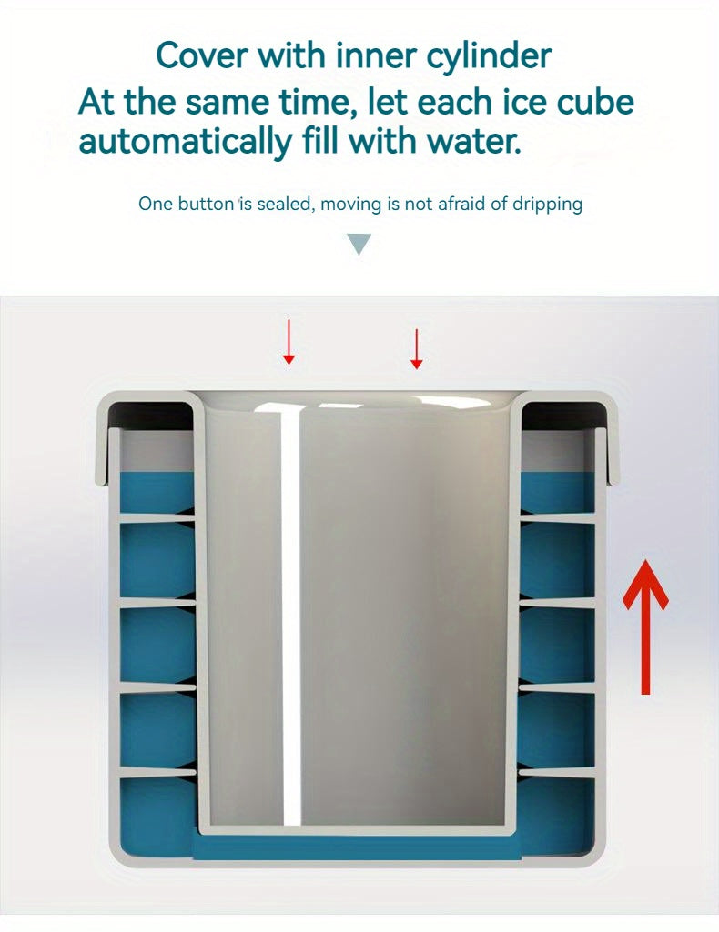 Isform60 – Silikonform för 60 perfekta isbitar