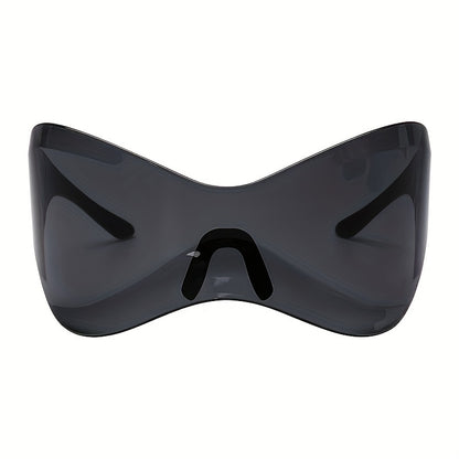 Y2K retro glasögon – stora modeglasögon