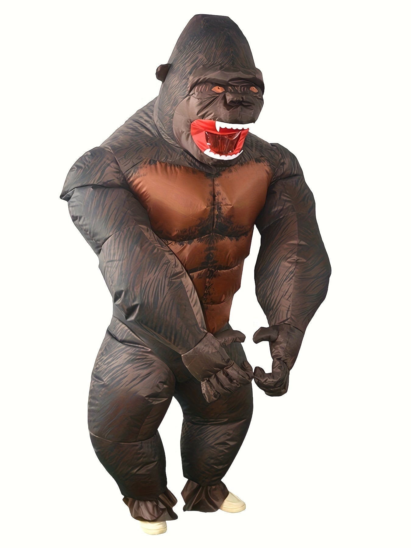 Uppblåsbar Gorilla Maskeraddräkt för Vuxna