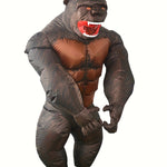 Uppblåsbar Gorilla Maskeraddräkt för Vuxna