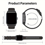 Digital herrklocka – stor skärm & sportlägen