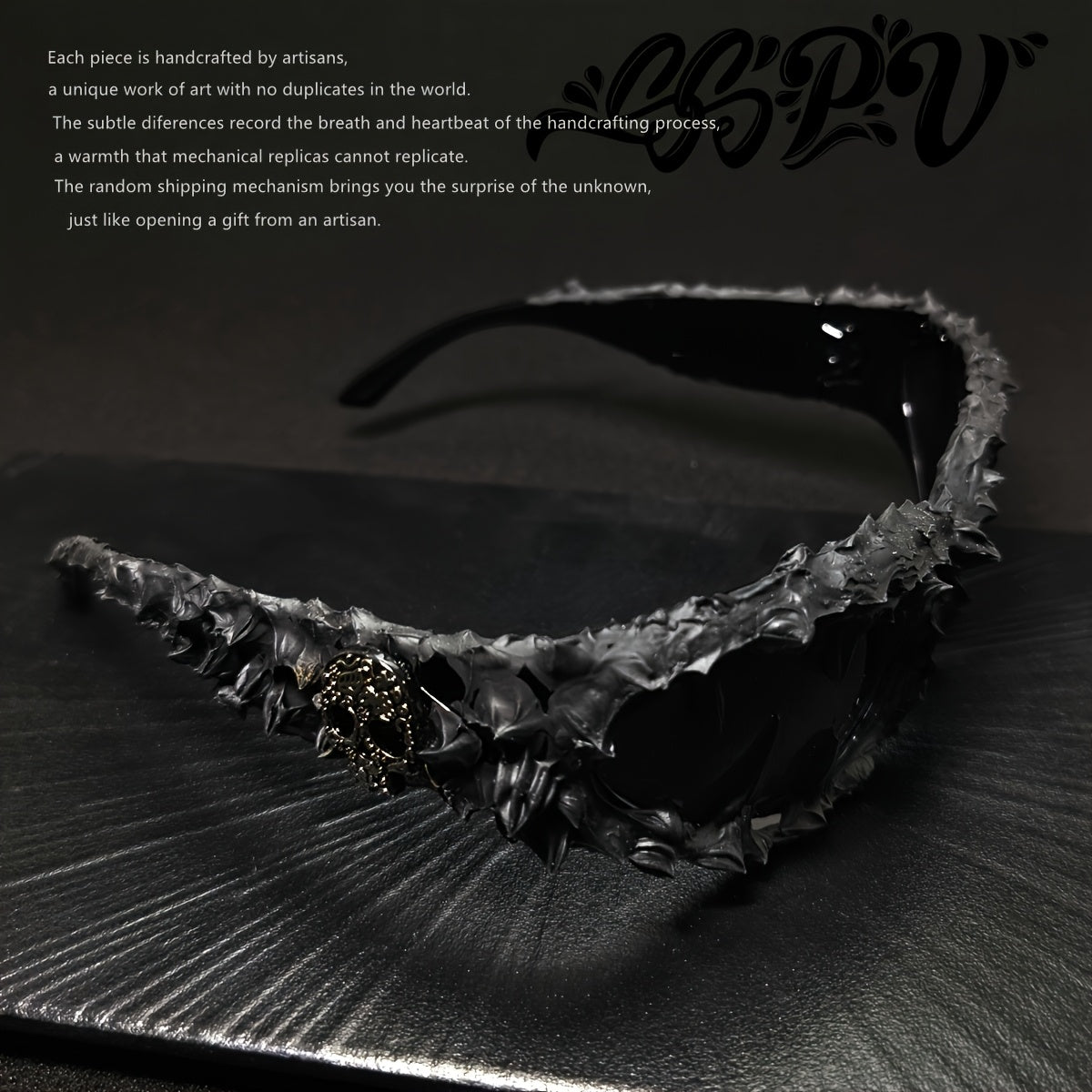 Motebriller - amerikansk stil med harpiksdekorasjon