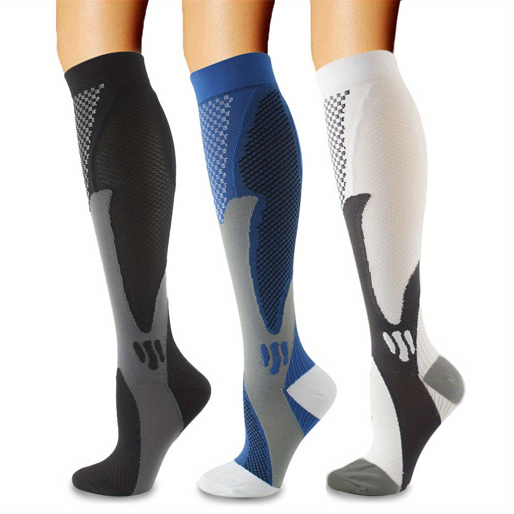 Compression Set™ – 3-pakkaus urheilusukkia miehille ja naisille