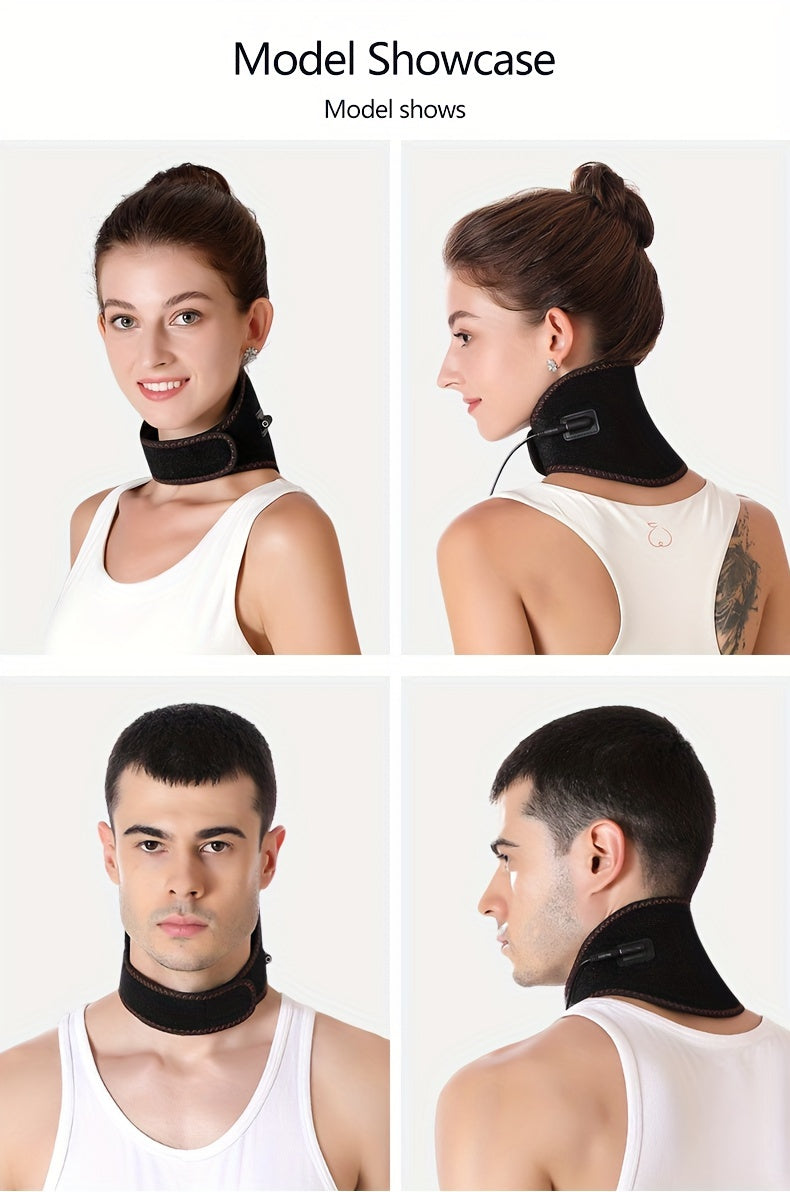 SmartNacke™ – Nackstöd med Värme, Massage & Timer (USB)