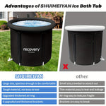 XL isbad tunna – portabel hopfällbar kallvattenbad för återhämtning