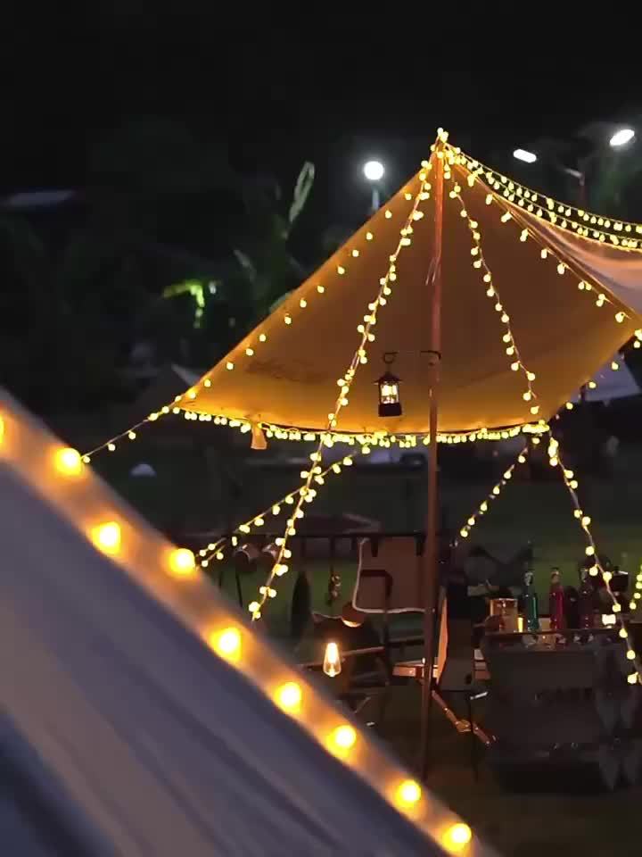 CampingLjusslinga™ – Batteridriven LED Bollsljusslinga