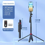 SelfieStativ™ – 72” Portabel Trebens Stabilisator för Mobil