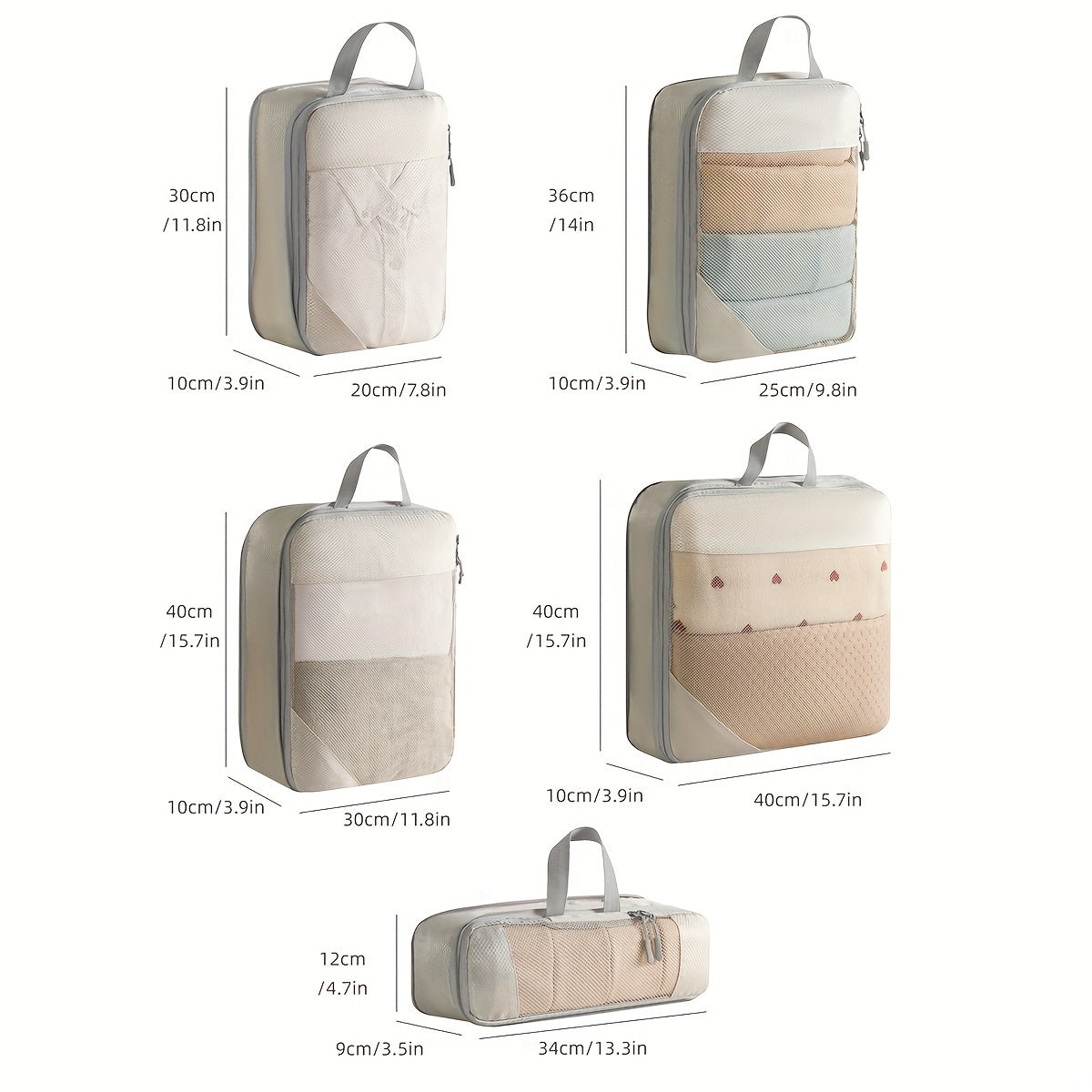 PackSmarta – 5 pakkausta matkakäyttöön tarkoitettuja kompressiopusseja