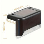 10-pack Solcellslampor för Trappa & Räcke – Dekorativ Utomhusbelysning