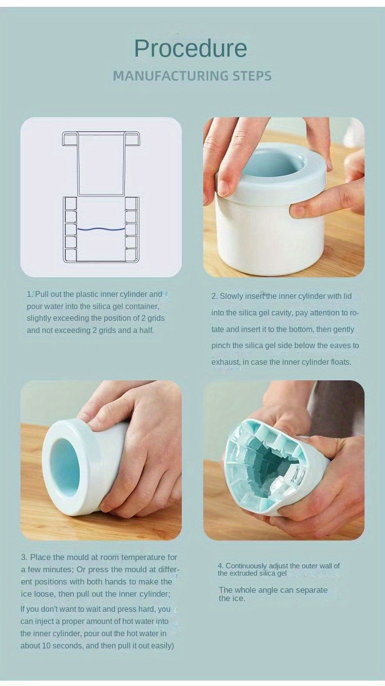 Isform60 – Silikonform för 60 perfekta isbitar