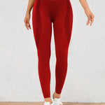 Höga Träningstights med Push-Up Effekt – Perfekta för Gym & Yoga