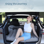 Uppblåsbar Bilmadrass – Resesäng med Kuddar för Camping & Bil