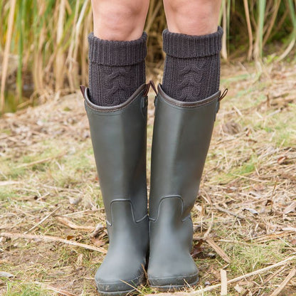 Stickade Vinterstrumpor med Mönster