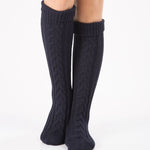 Stickade Vinterstrumpor med Mönster