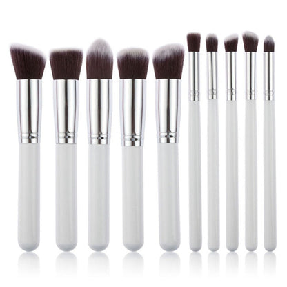 Sminkborstar 10-pack™ – Professionella Makeupverktyg i Set