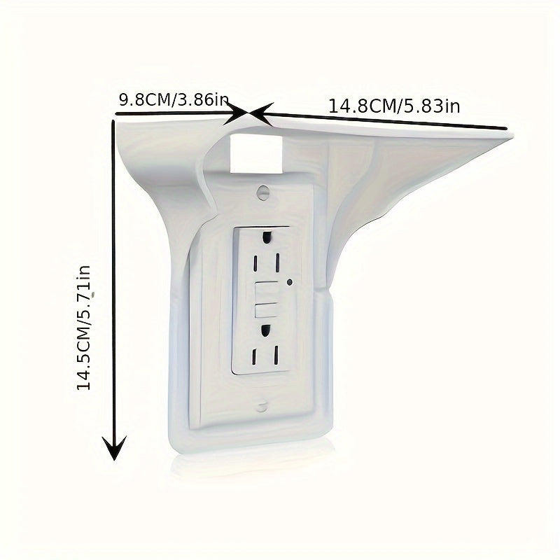 Multifunktionell Hänghylla med Uttagslucka