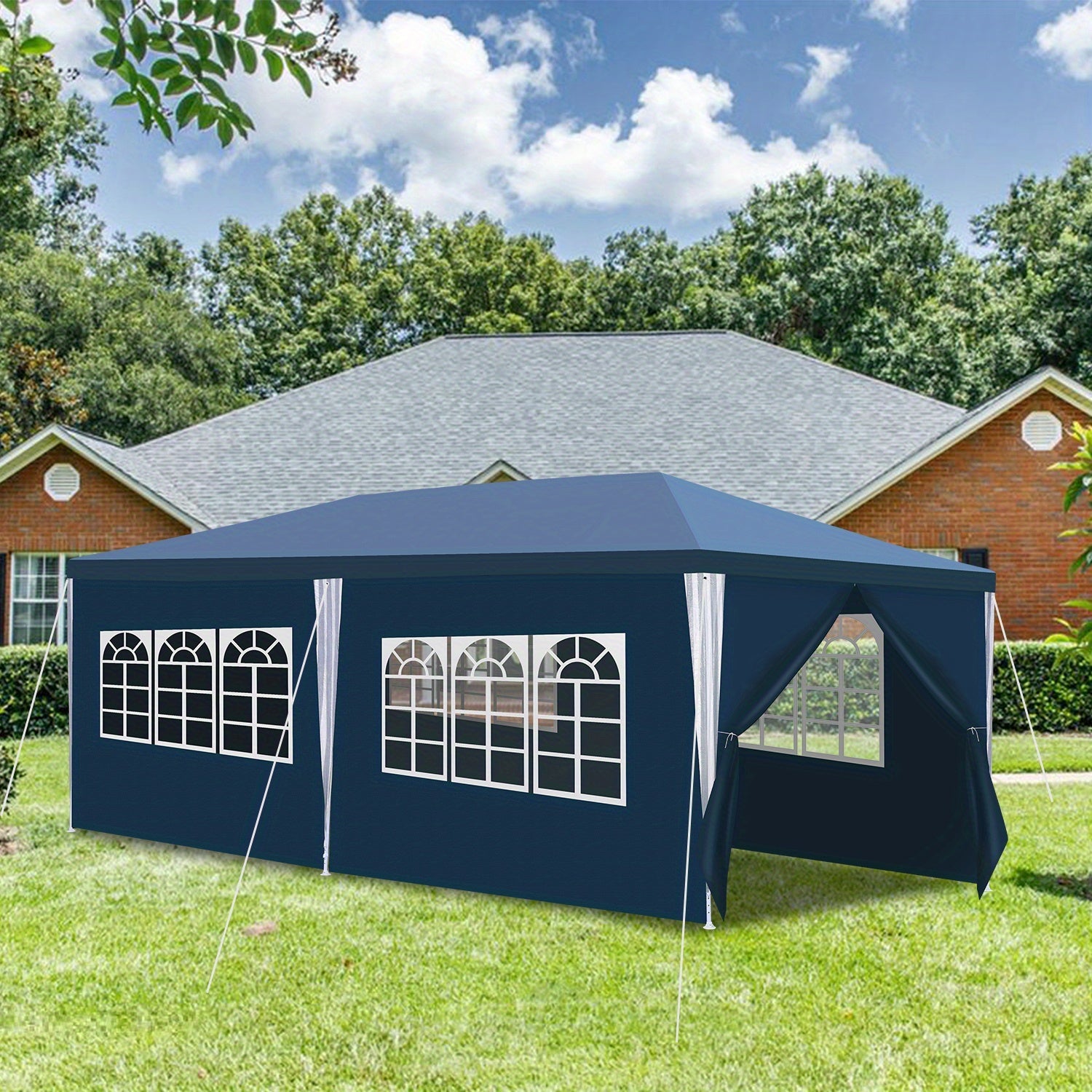 Pop-up tält 4 personer – automatiskt campingtält med solskydd