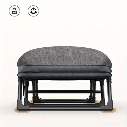 Portabel Fällbar Säng – Inbyggd Madrass, Grå