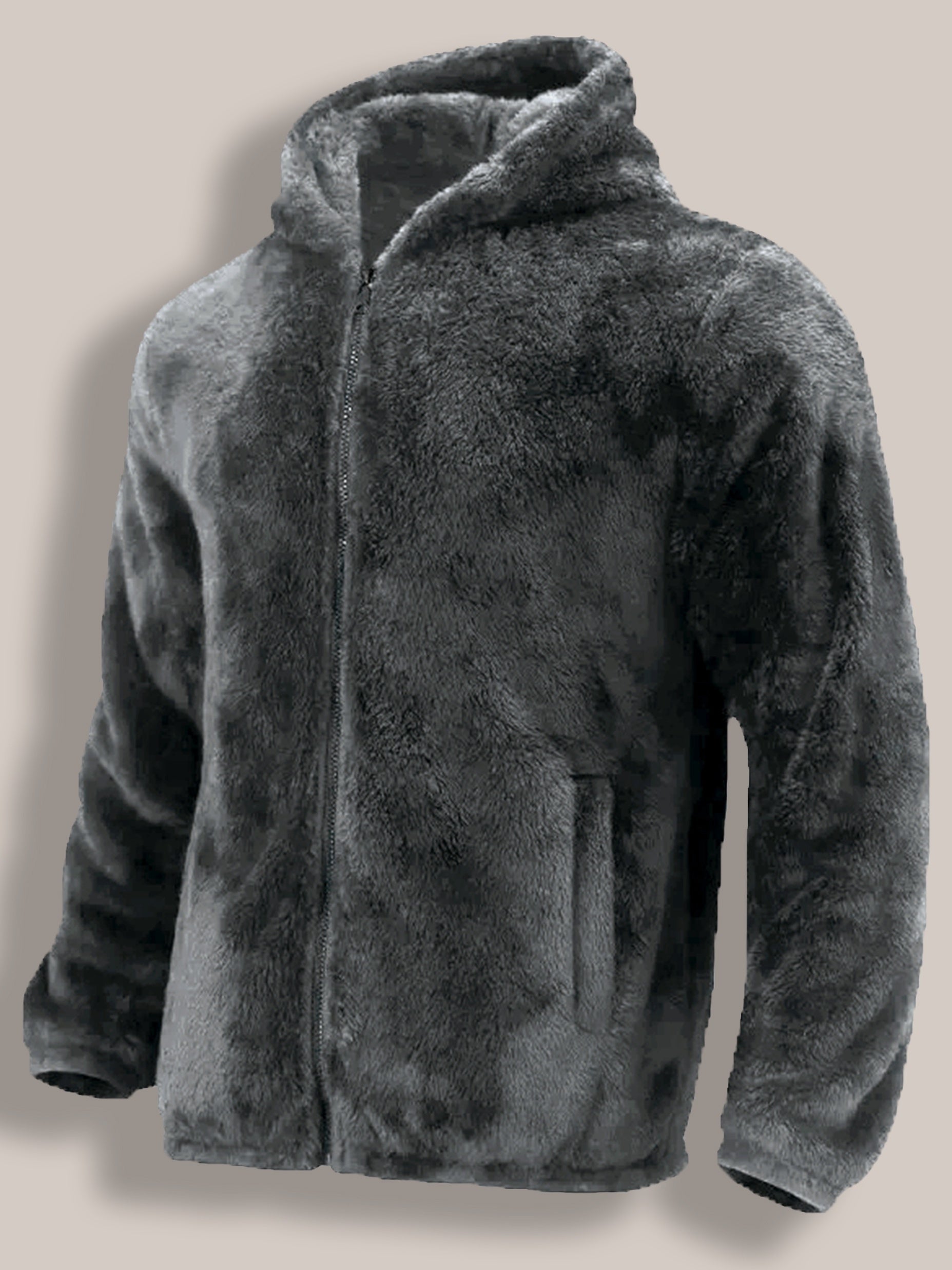 Herrjacka hoodie – fleecefodrad varm höst/vinter