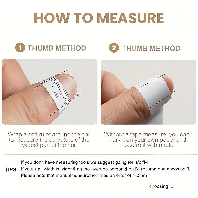 Handmålade 3D Nageldekorer (10-pack)