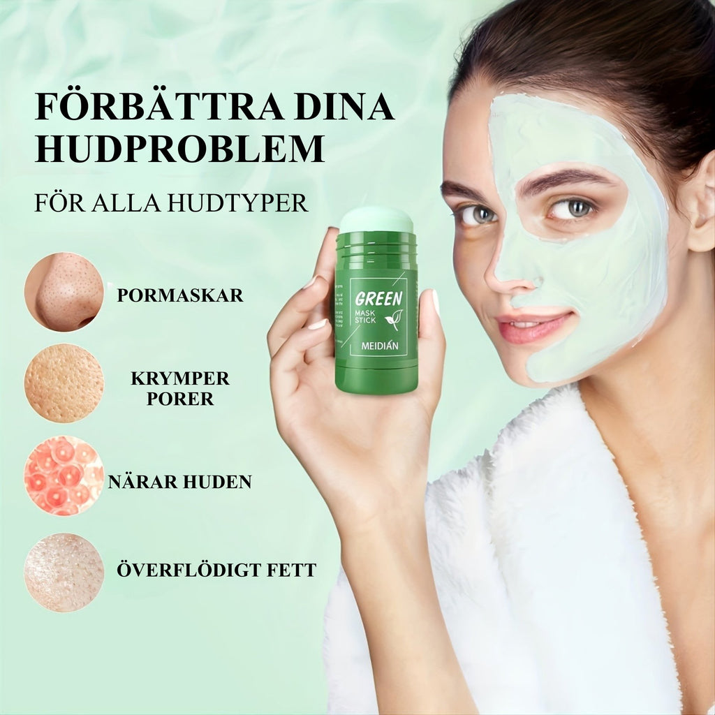 Grønn te-maske 4-pakning