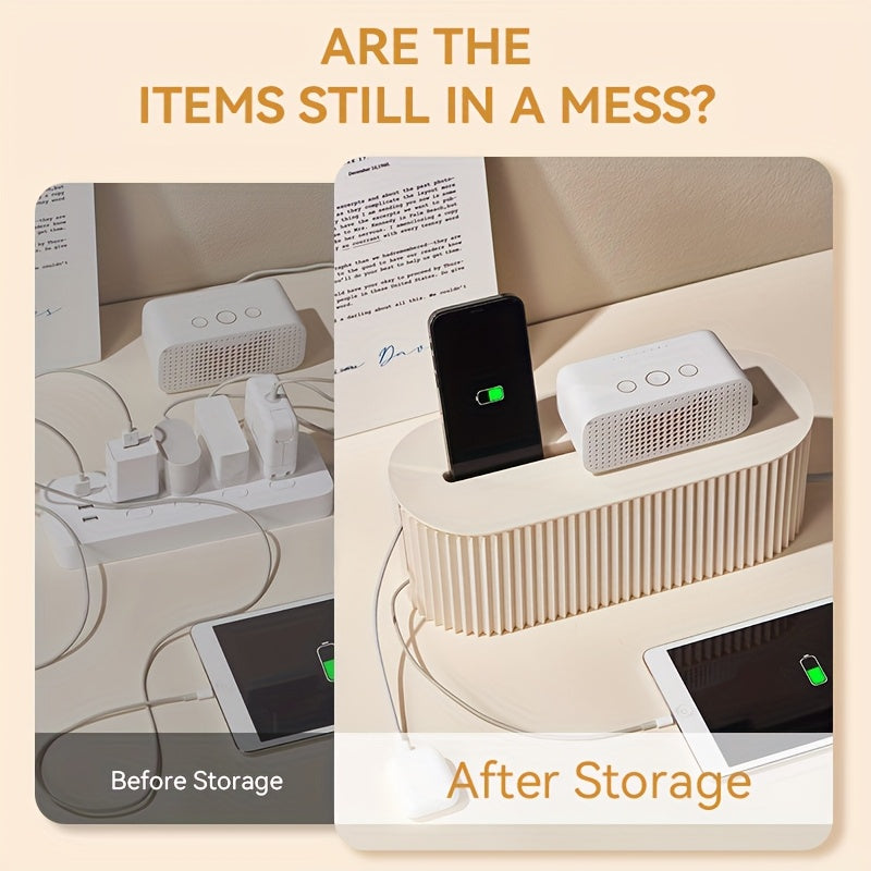 KabelBox™ – Praktisk Kabelorganisatör med Lock