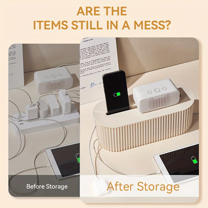 KabelBox™ – Praktisk Kabelorganisatör med Lock