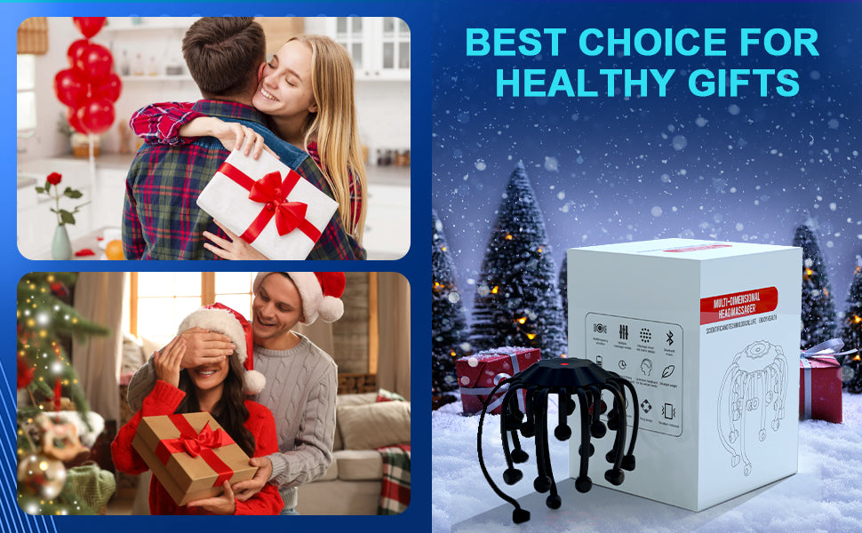 RelaxHead™ – Langaton päänhieroja Bluetoothilla 