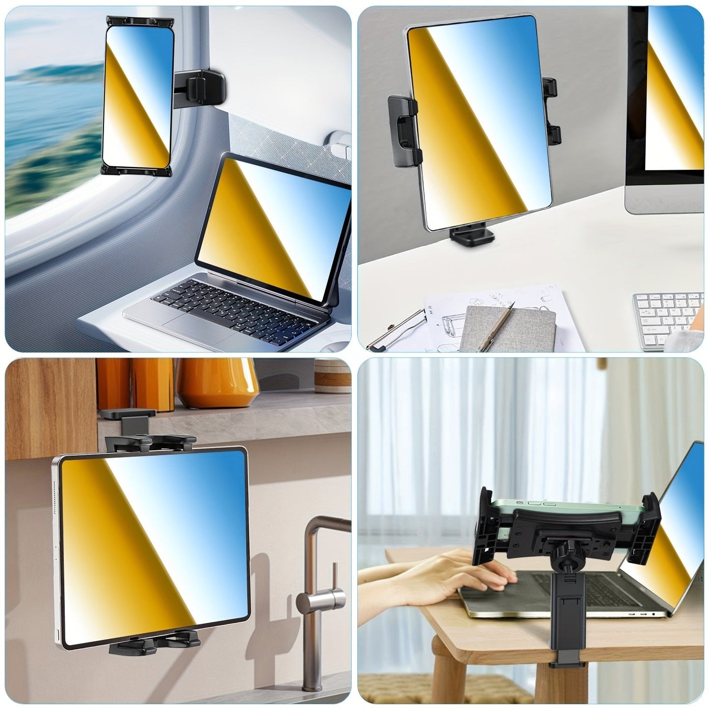 Justerbart Resefäste – 360° för Surfplatta & Mobil