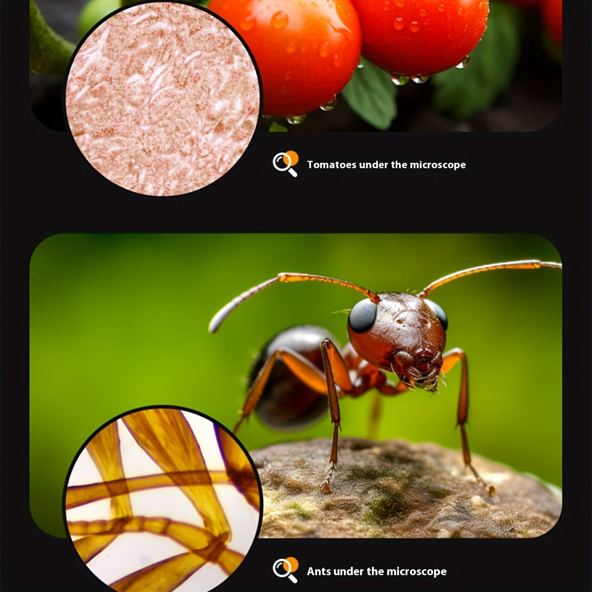 MiniMikroskop™ – LED Förstoring, Lärorik Leksak för Barn