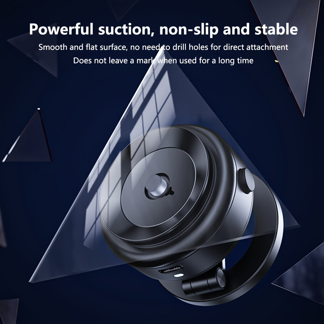 MagnetMount™ – Mörkgrå Bilhållare med 360° Rotation