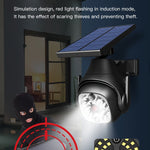 LED Rörelsesensorlampa™ – Solcellspanel med 180° Rotering