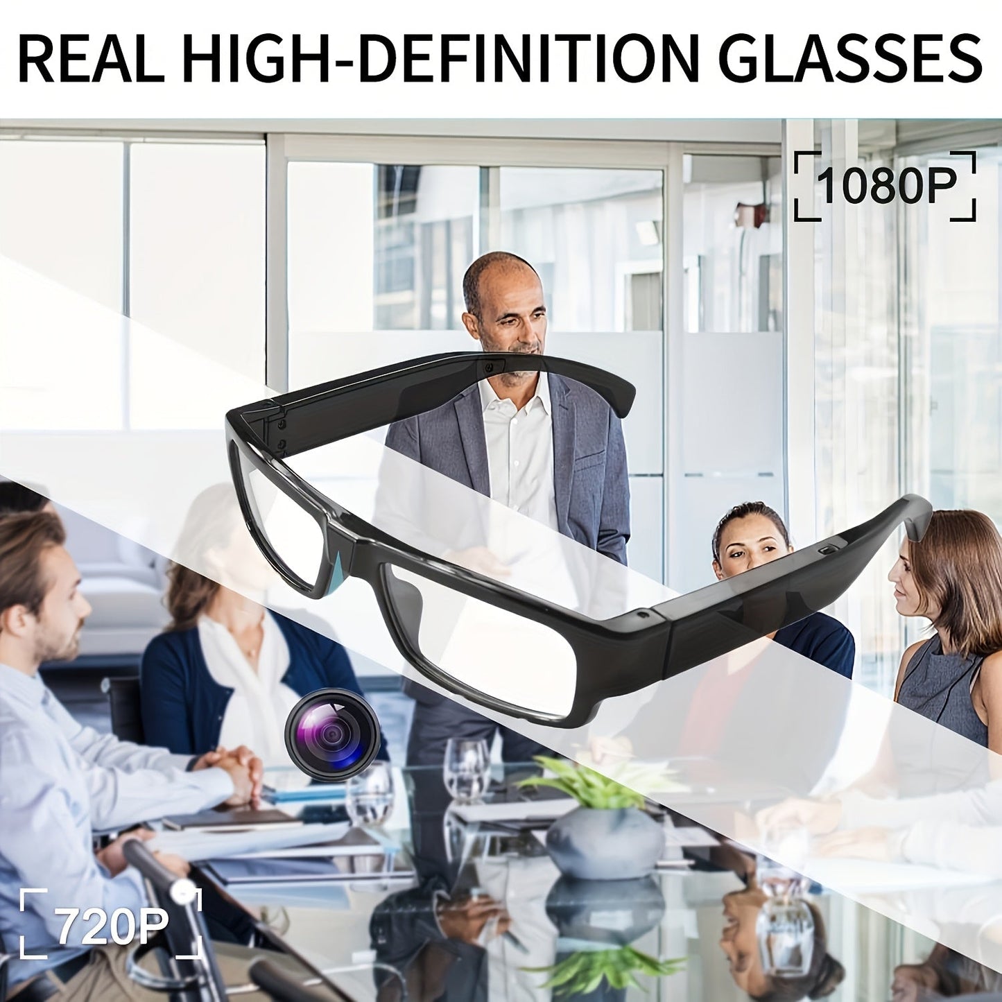SmartGlas™ – Kameralasit 1080P-videolla