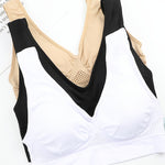 Sömlös sport-bh plus size – andningsbar med push-up & uttagbara inlägg