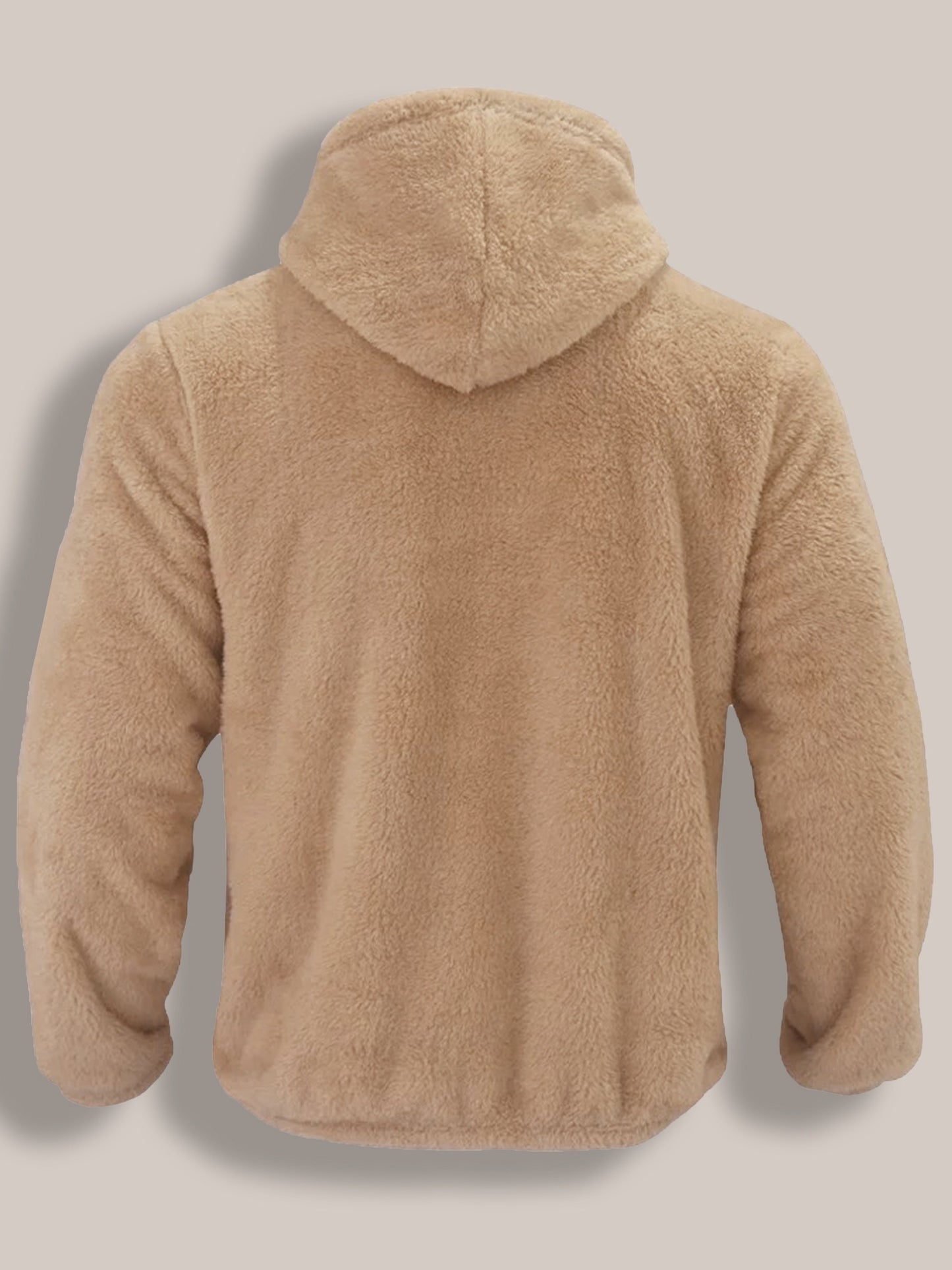 Herrjacka hoodie – fleecefodrad varm höst/vinter