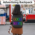 LED-Ryggsäck med Fullfärgsdisplay, Programmerbar