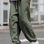 White Comfort Pants™ – Miesten kesähousut joustavalla vyötäröllä