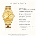 Klocka Anders (automatisk herrklocka med kalender & transparent baksida)