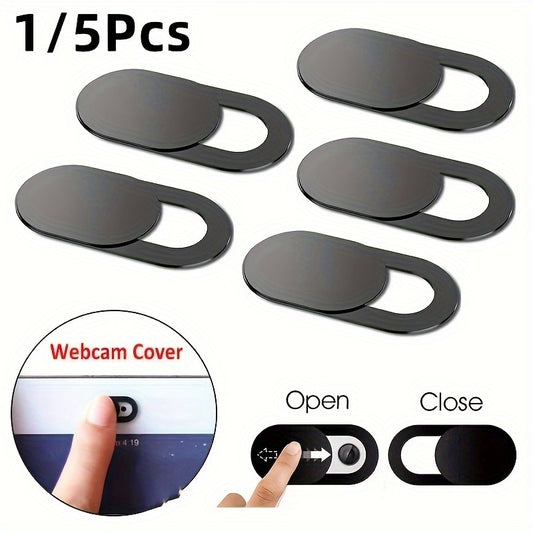 WebbkameraSkjutlucka™ – Plastlucka för Kamera, 1-5-pack