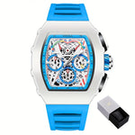 Klocka Martin (herrklocka i vinfat-design med datum, kronograf & vattenskydd 3ATM)