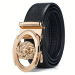 Lejonbältet – Automatisk Spänne för Män