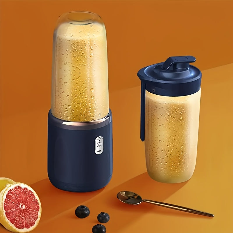 USB Laddningsbar Juiceblender – Portabel med 2 Muggar & Sexbladig Kniv