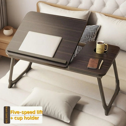 Fällbart laptopsbord aluminium – portabelt skrivbord för dator & hemkontor