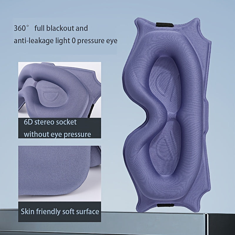 SovMask – 3D-ögonmask med total mörkläggning