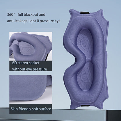 SovMask – 3D-ögonmask med total mörkläggning