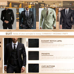 ElegantKostym™ –  Herrkostym med Kavaj & Byxor