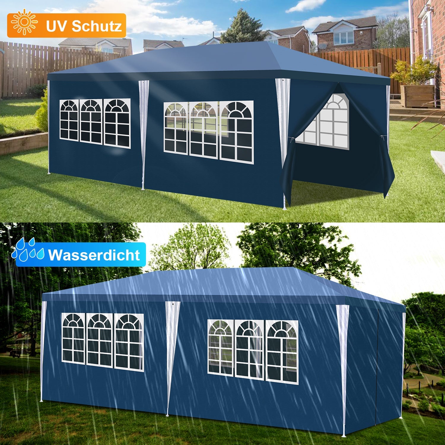 Pop-up tält 4 personer – automatiskt campingtält med solskydd