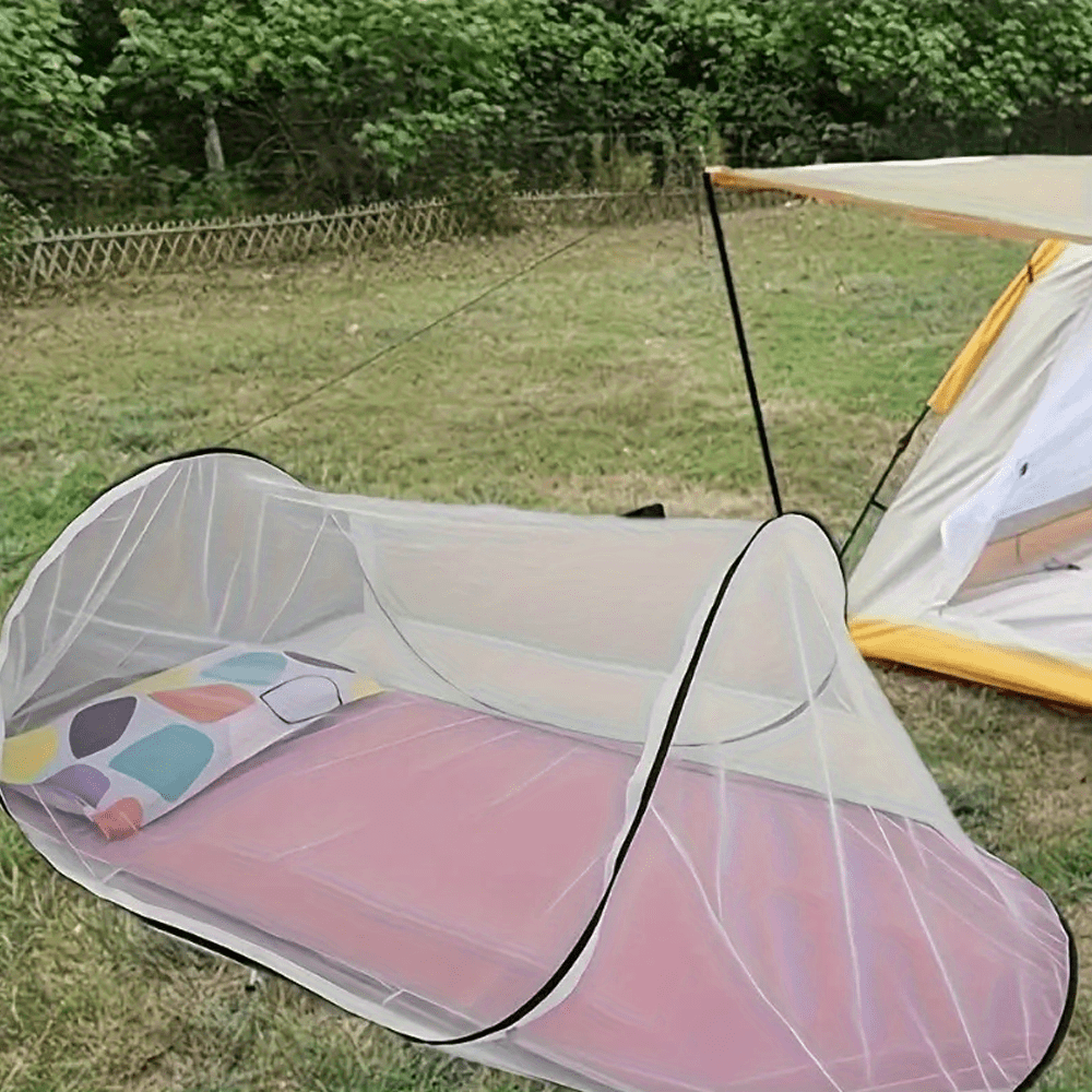 Uppfällbart Myggnät för Säng och Camping