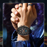 Klocka Daniel (digital/analog herrklocka med nattbelysning & datum)