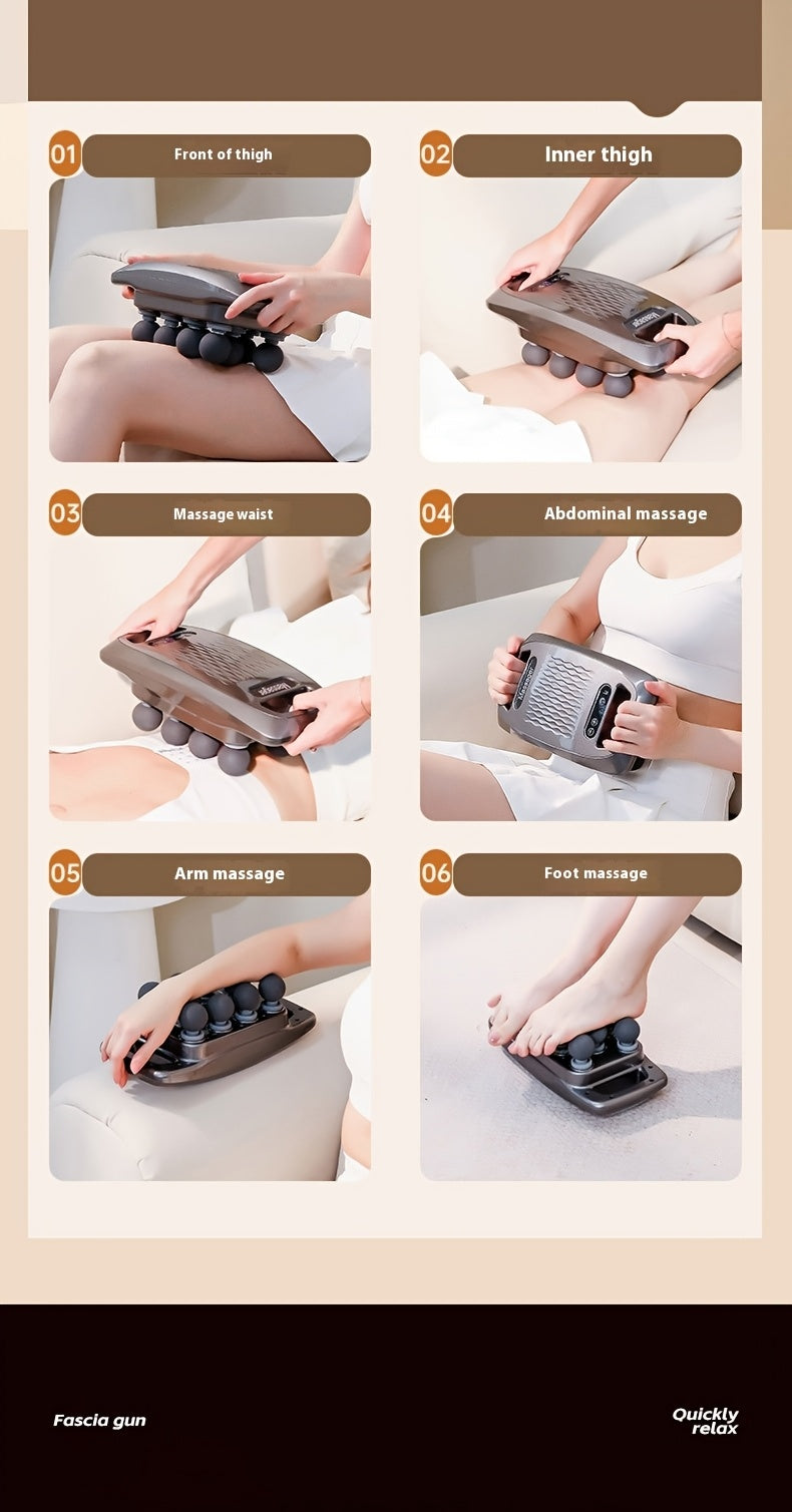 MassagePistolen™ – Kraftfull Massagepistol med 10 Munstycken